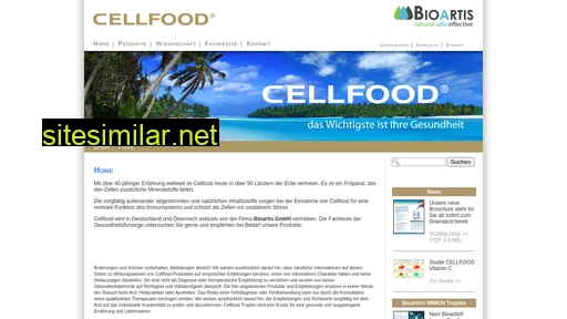 Cellfood similar sites