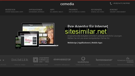 Cemedia similar sites