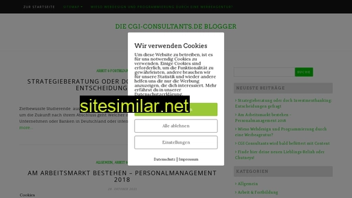 cgi-consultants.de alternative sites