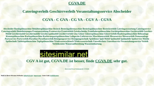 cgva.de alternative sites