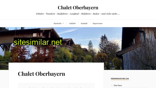 Chalet-oberbayern similar sites