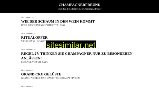 champagnerfreund.de alternative sites
