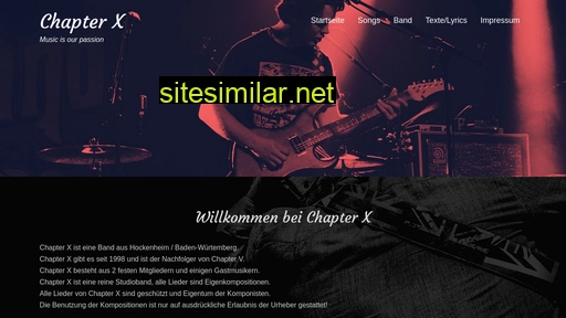 chapterx.de alternative sites