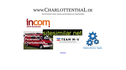 Charlottenthal similar sites