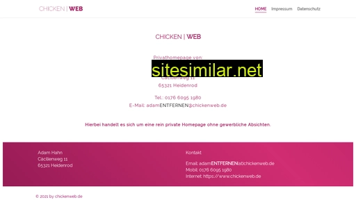chickenweb.de alternative sites