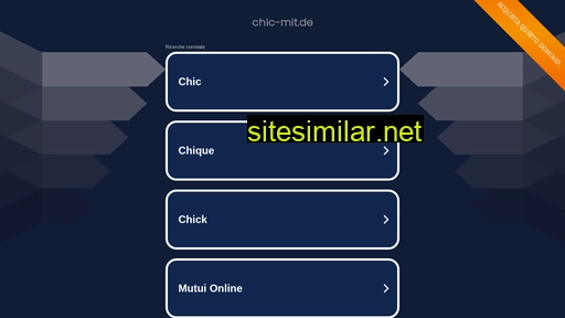 Chic-mit similar sites