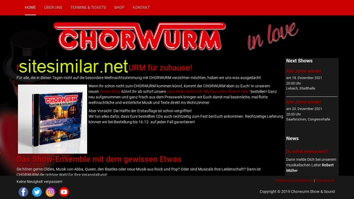 chorwurm.de alternative sites