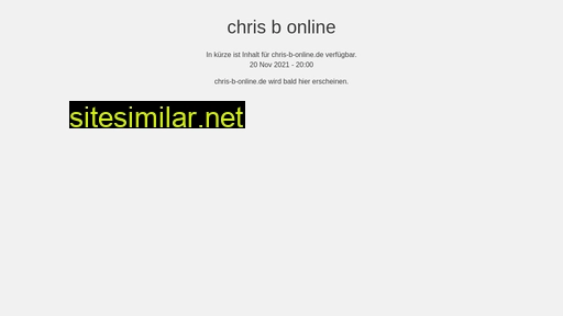 chris-b-online.de alternative sites