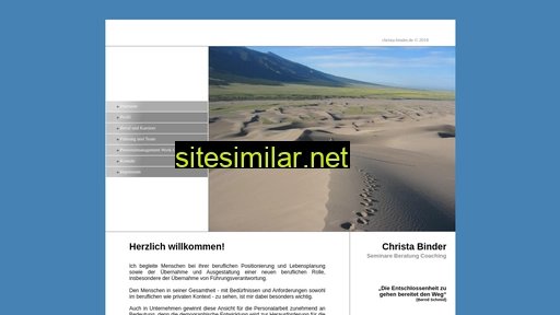 Christa-binder similar sites