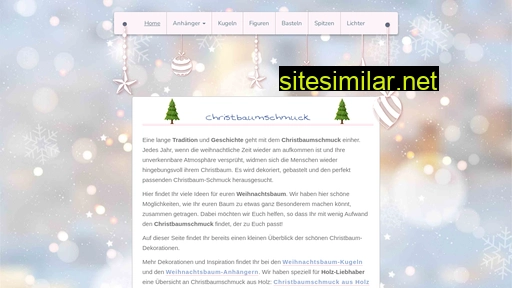 christbaum-deko.de alternative sites