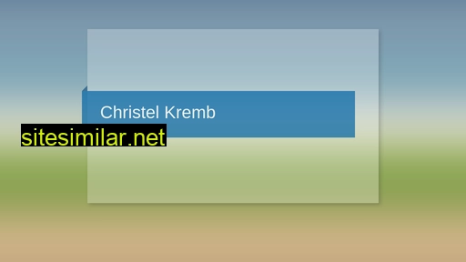 Christel-kremb similar sites
