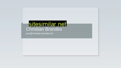 christian-brandes.de alternative sites