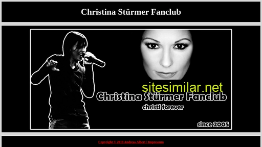 Christinastuermerfanclub similar sites