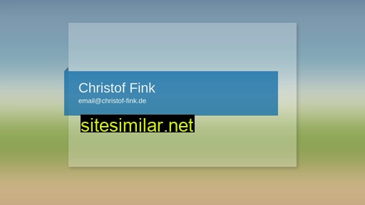 christof-fink.de alternative sites