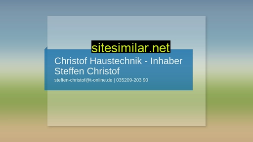 Christof-haustechnik similar sites