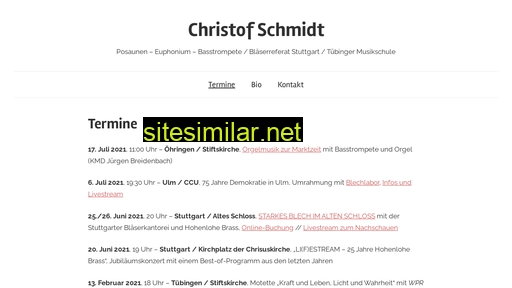 christofschmidt.de alternative sites