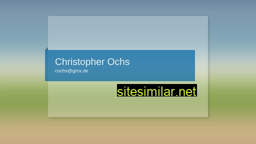 Christopher-ochs similar sites