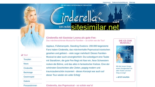 Cinderella-popmusical similar sites