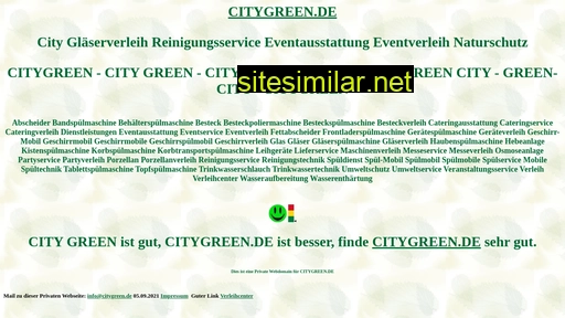 citygreen.de alternative sites