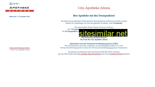city-apotheke-altona.de alternative sites