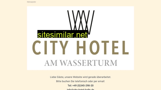 city-hotel-halle.de alternative sites