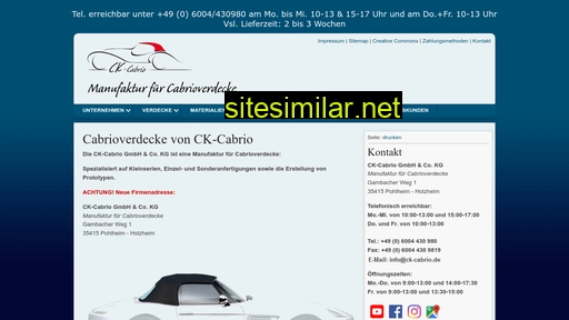 ck-cabrio.de alternative sites