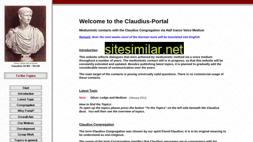 Claudius-portal similar sites
