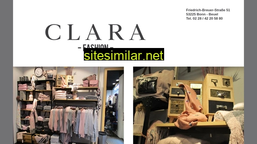 Clara-fashion similar sites