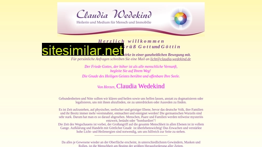 claudia-wedekind.de alternative sites