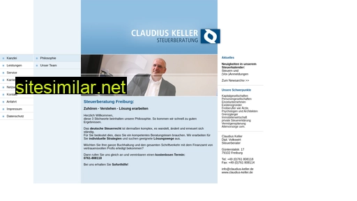 claudius-keller.de alternative sites