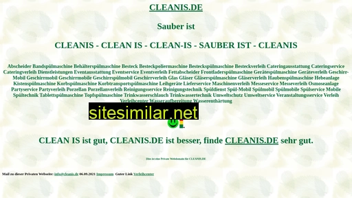 cleanis.de alternative sites
