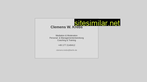 clemens-krebs.de alternative sites