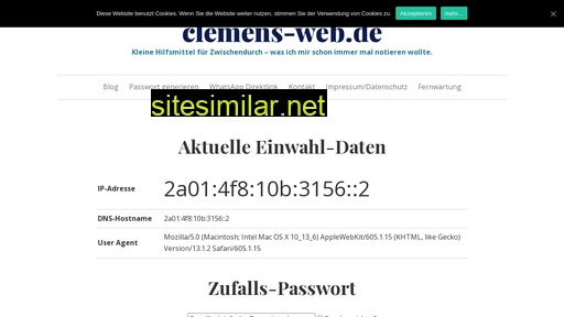 Clemens-web similar sites
