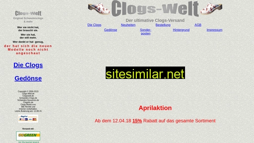 clogs-welt.de alternative sites
