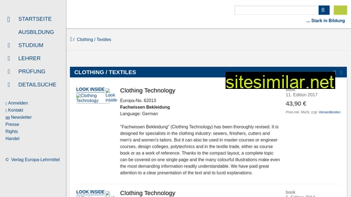 clothing-technology.de alternative sites