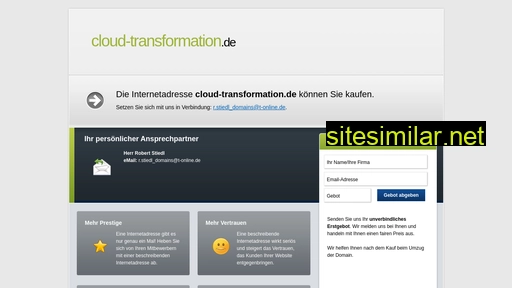 cloud-transformation.de alternative sites