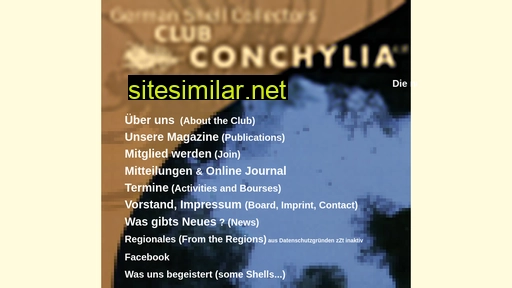 Club-conchylia similar sites
