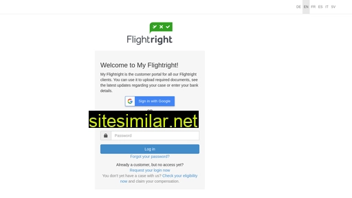 cma.flightright.de alternative sites