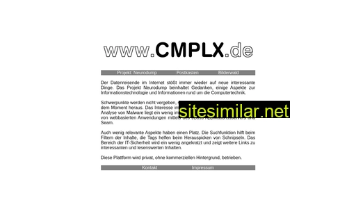 cmplx.de alternative sites