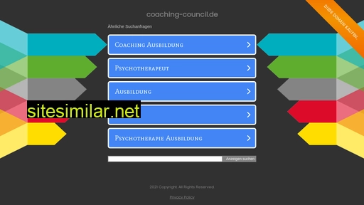 Coaching-council similar sites