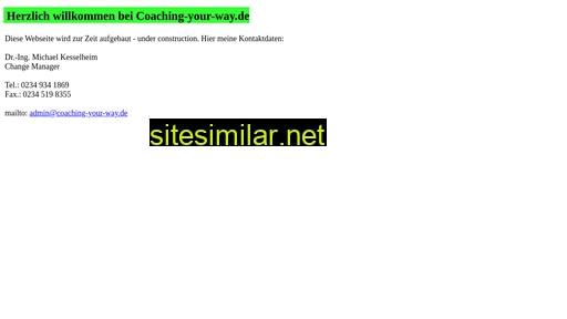 coaching-your-way.de alternative sites