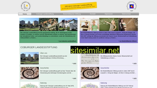 coburger-landesstiftung.de alternative sites