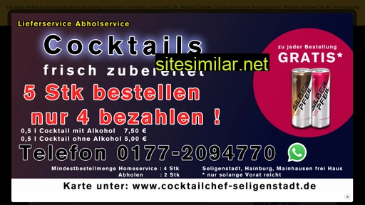 cocktailchef-seligenstadt.de alternative sites
