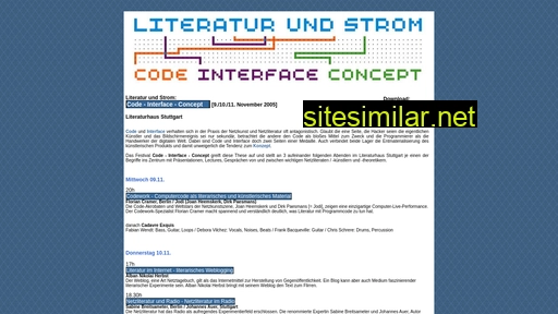 Code-interface-concept similar sites