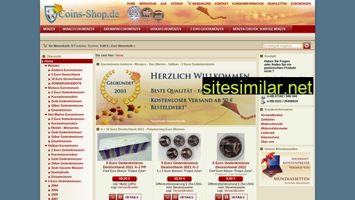 coins-shop.de alternative sites