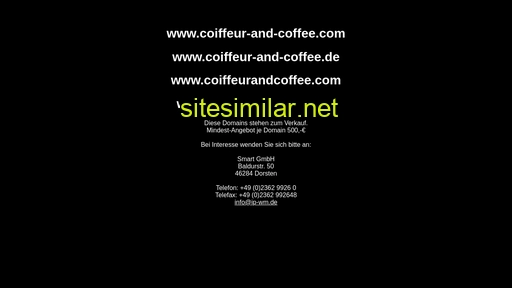 coiffeurandcoffee.de alternative sites