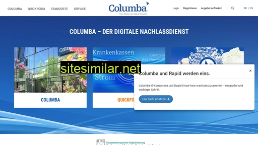 columba.de alternative sites