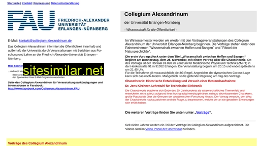 collegium-alexandrinum.de alternative sites