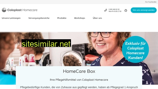 coloplast-homecare.de alternative sites