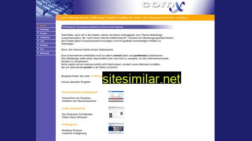 comx-webdesign.de alternative sites